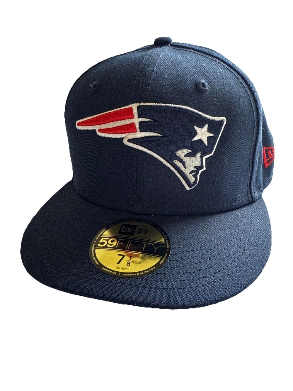 NFL New England Patriots New Era 59Fifty Fitted Hat - Size 7 1/8